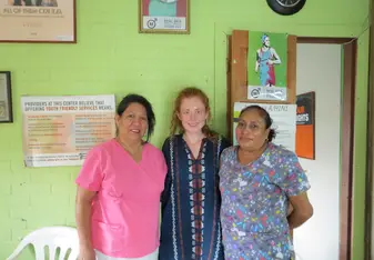 At my internship at Belize Family Life Association