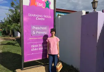 At the school in Accra, Ghana, April-June 2017.