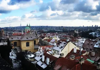 View from outside the Prague Castle