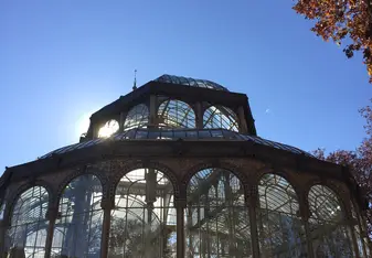 Palacio de Cristal en el Parque del Retiro