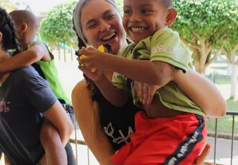 Some of the sweet children in Panamanian orphanges 