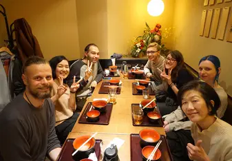 Having lunch together