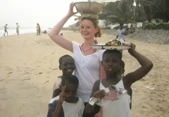 woman and children 
