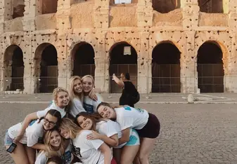 students in rome 