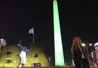 BA sign & the Obelisco