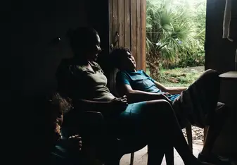 My darling host family during a rainy afternoon. 