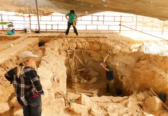 Excavation in progress