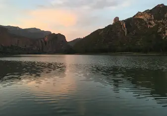 Rio Segre, 3-minute walk from the hostel!