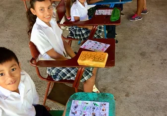 Bingo with the kids