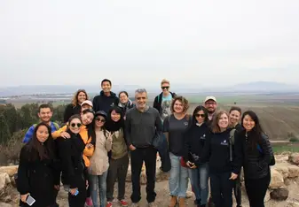 A tour of Megiddo with Prof Israel Finkelstein