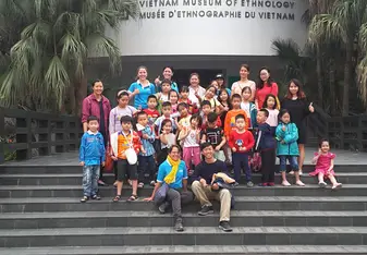 At the museum