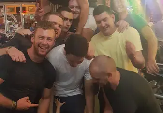 Final night. Boys photo