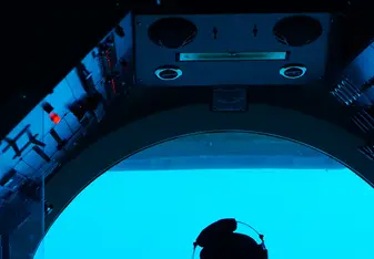 man in submarine