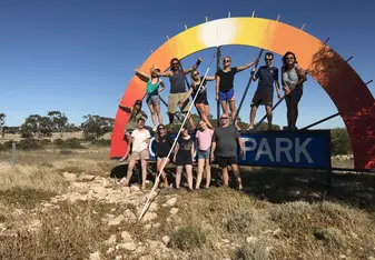 travellers on their way to Perth 