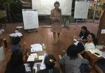 A Classic Thai Teaching Environment