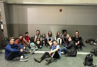 kids at airport