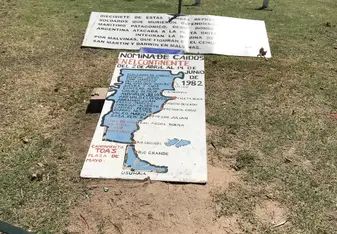 A cemetery or memorial.