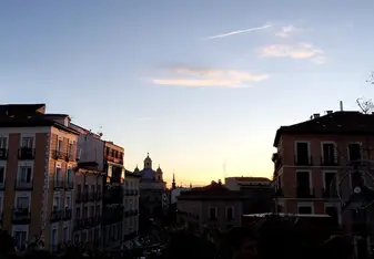 A beautiful Madrid sunset