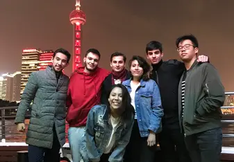 7 of us, all from different countries! 