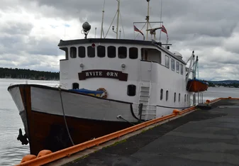 Ferry in Bergen, Norway.