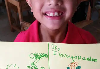 A card for teacher 
