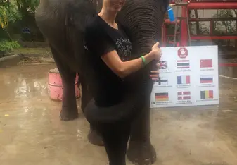 Elephant hugs!