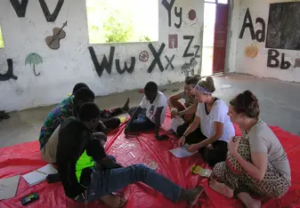 Zanzibar classroom