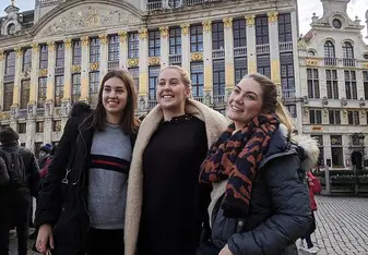 Weekend trip to Brussels (yes, that bag is full of Belgian chocolate)