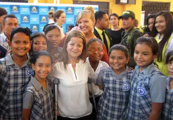 With Elsa Noguera, Mayor of Barranquilla, Colombia 2014