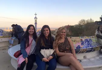 First Semester roomates and me in Barcelona
