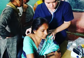 India medical volunteer