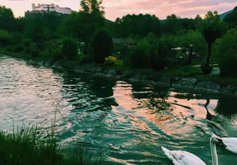 Sunset over Salzburg