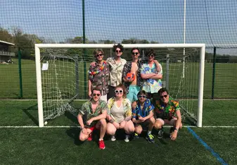 Charity Football with Friends