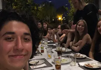 Dinner with some Spaniards 