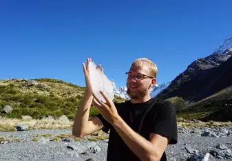 Holding Ice 