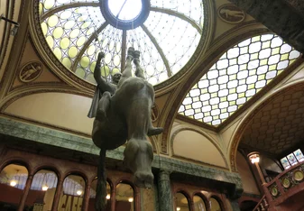 upside down horse