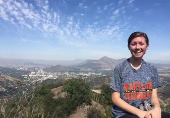 Cerro Pochoco, my first hike in Chile, overlooking Santiago 