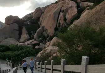 rocks and stairs