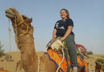 Camel back riding