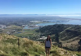 On top of the Gondola ride in Christchurch!