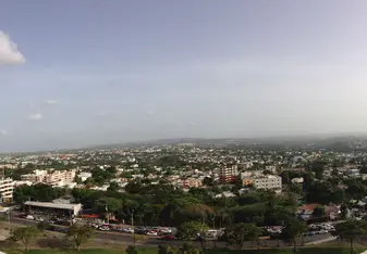 View we saw everyday from the monument in the city