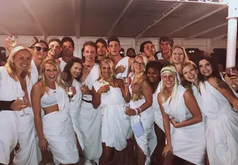 Toga Party on the ship