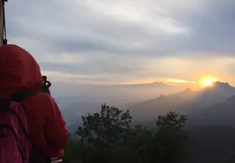 Sunrise  from Great Wall of china