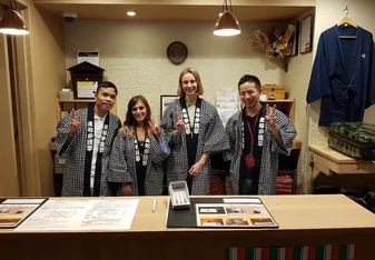 Hostel reception 