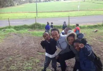 Me and the children