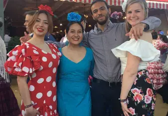 We were celebrating Feria, one of the most important holidays in Seville.