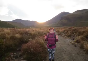 Myself at the start of the hike