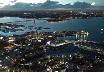 View at night
