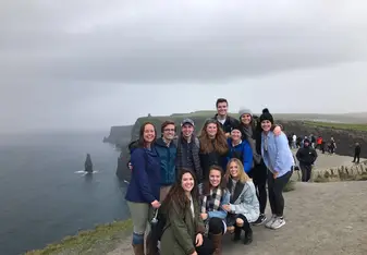 Cliffs of Moher with the crew 