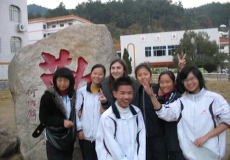 students having fun in English Corner